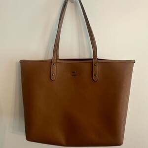 Coach x Keith Haring Reversible City Tote – Tan Leather–Flawed/Read Description